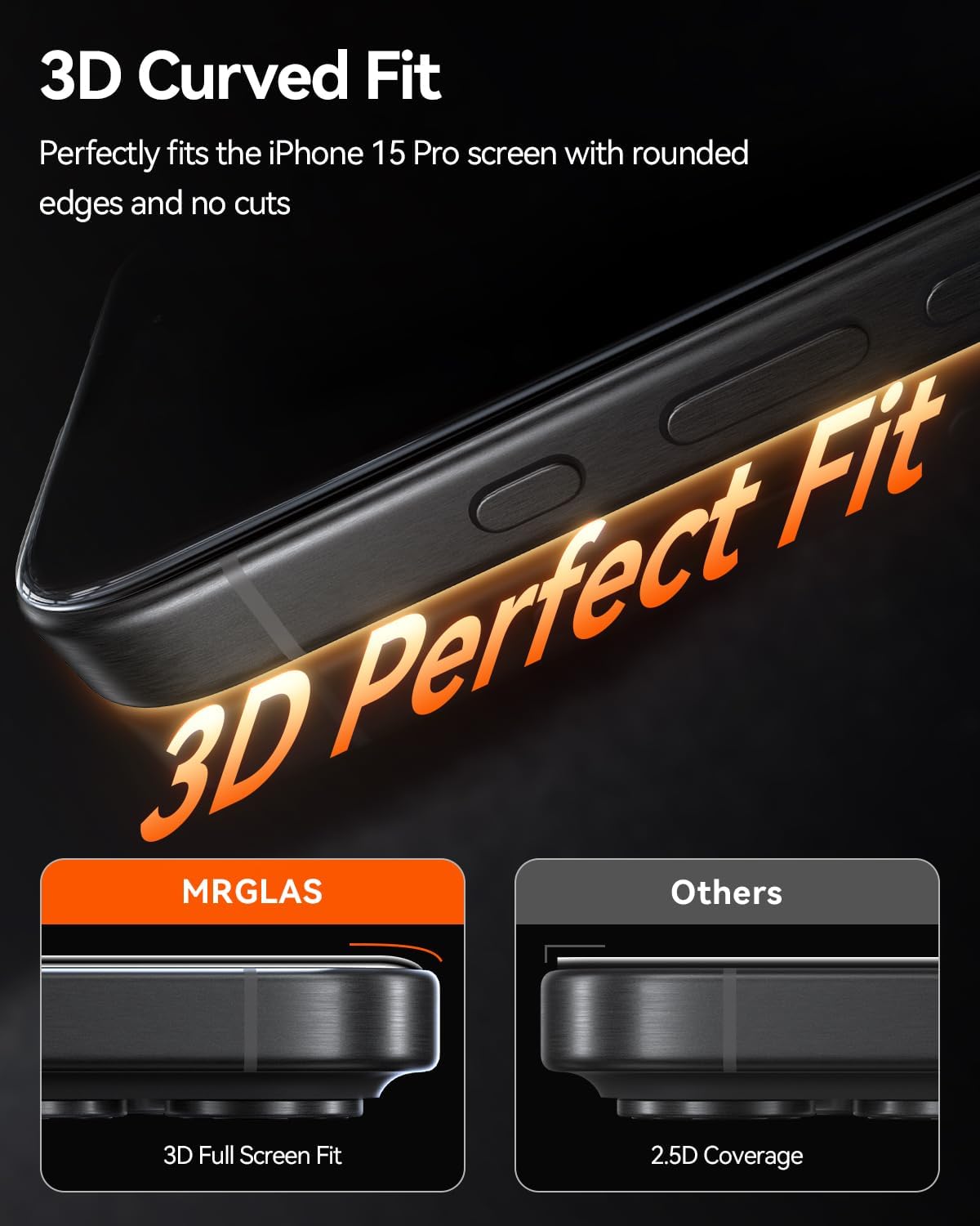 4-Pack for iPhone 15 series Privacy Screen Protector [Auto-Alignment Kit] [10X Military Grade Protection] 9H Shatterproof Tempered Glass Compatible 15 series Case-Friendly, Bubbles-Free - Haassue